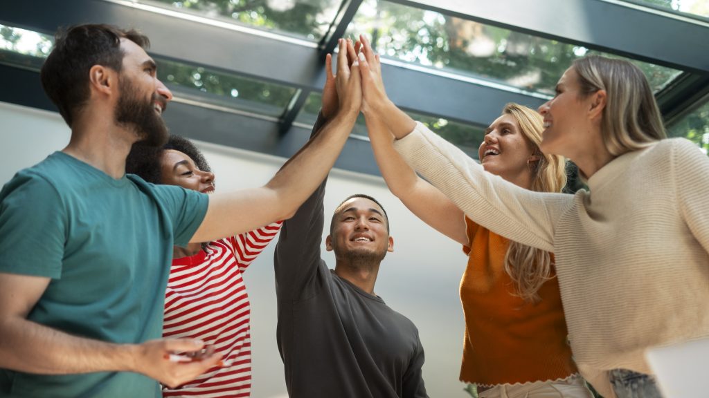 Labor Union Members Working Together